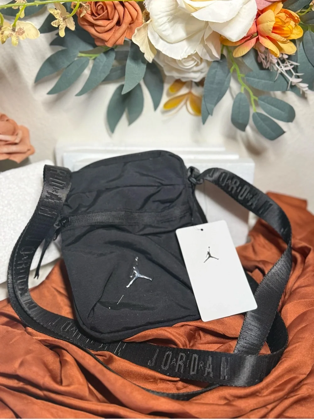 Jordan Black Crossbody Bag